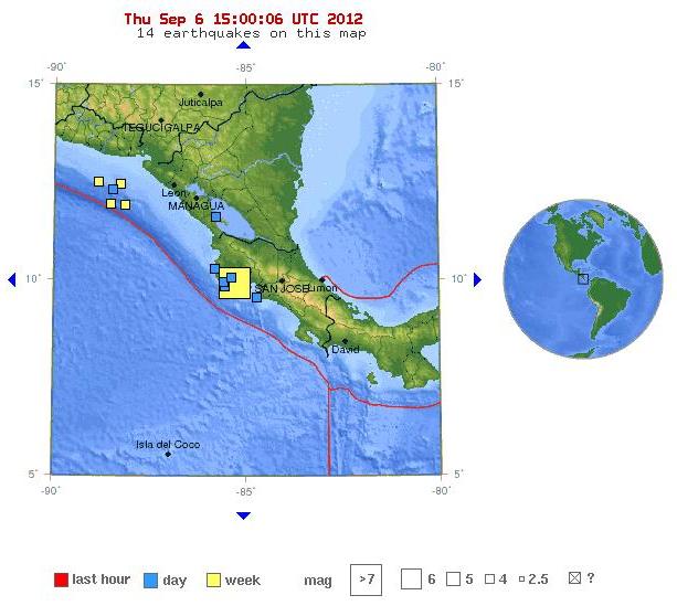 Tiembla de madrugada en El Salvador y Nicaragua 06092012