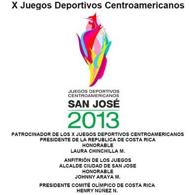 X Juegos Deportivos Centroameicnois, 2013 SanJosé, Costa Rica.