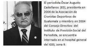 Perioidista, Oscar Augusto Castellanos. (Foto, archivo)