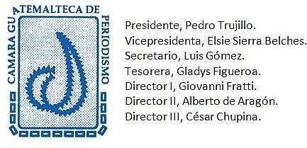 Cámara Guatemalteca de Periodismo, Junta Direcxtiva  2013-2014