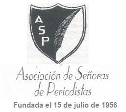Asociación de Señoras de Periodistas. ASP - escudo 