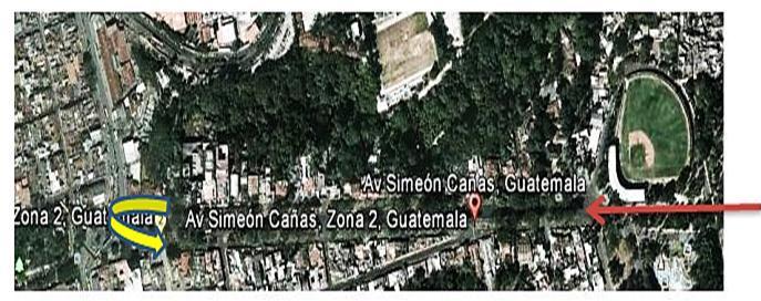 Recorrido de la XVI Copa Panamericana de marcha,con sede en la capital de Guatemala.