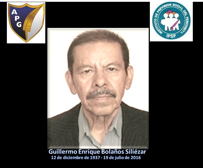 Guillermo Enrique Bolaños 19072016+